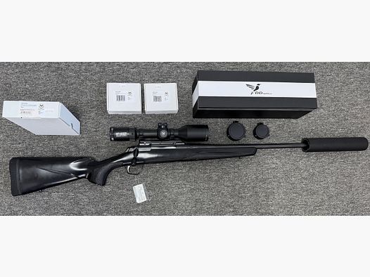 Browning X-Bolt .30-06 met loopdraad, richtkijker & demper