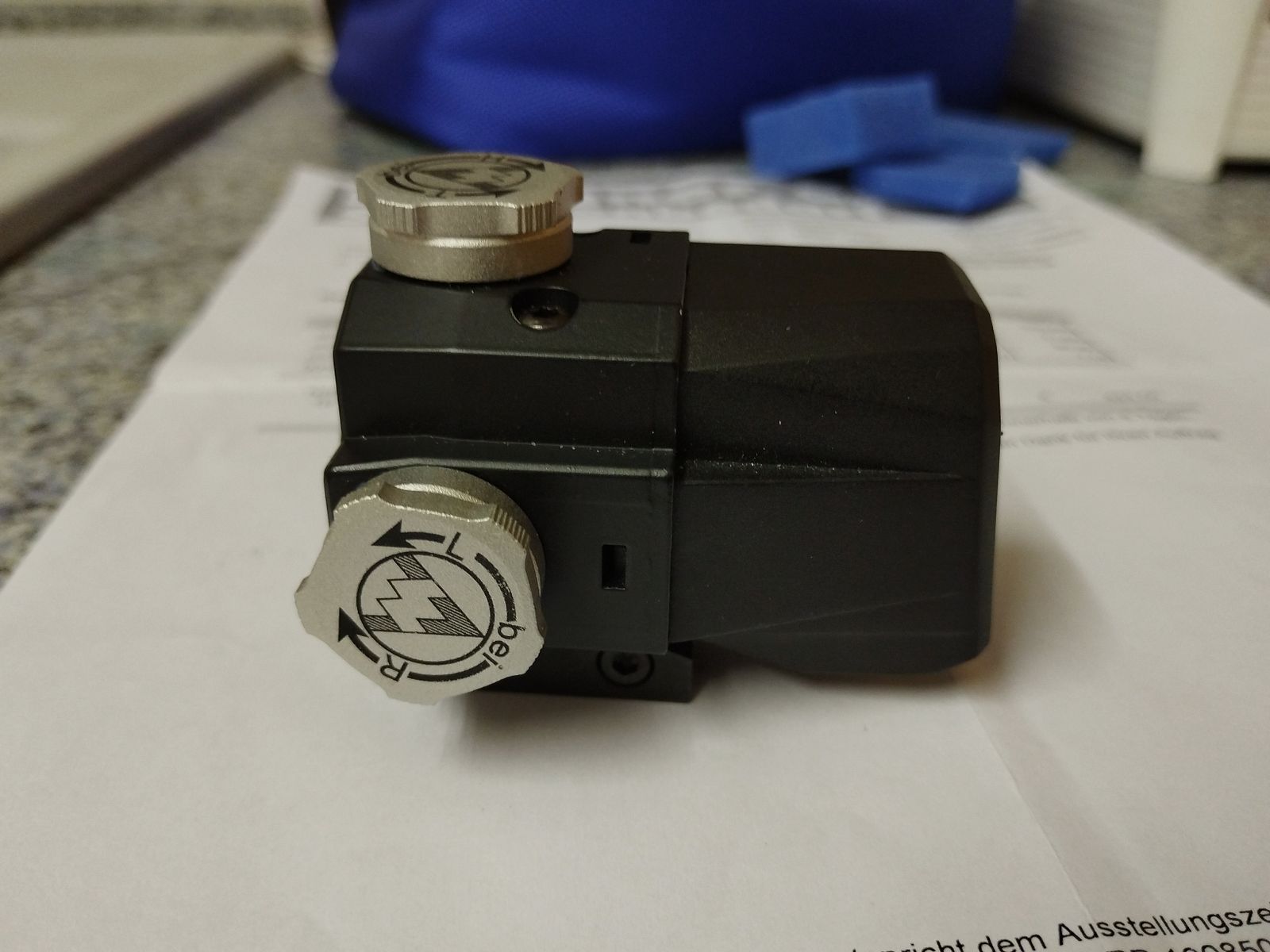 Dioptre de précision Feinwerkbau 4981 pivotant 20 clics