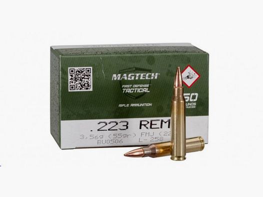 MAGTECH TACTICAL .223REM - FMJ 55GRS. - 50 PATRONEN