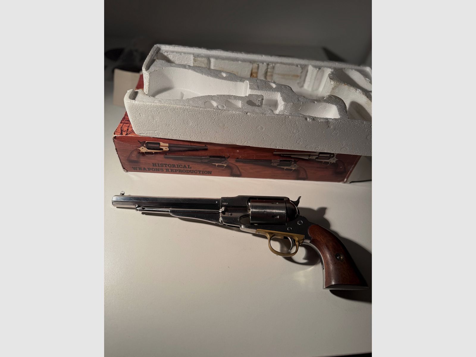 Western Remington New Army 9mm Knall Edelstahl