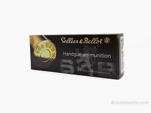 Sellier & Bellot .460 S&W Mag. JHP 255grs – Partial Jacket, Hollow Point