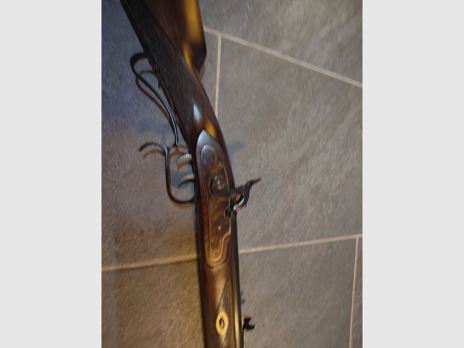 Perkussionsgewehr Kal.45/70 Perk. Länge: ca. 118cm Lauflänge: ca. 74,5cm,