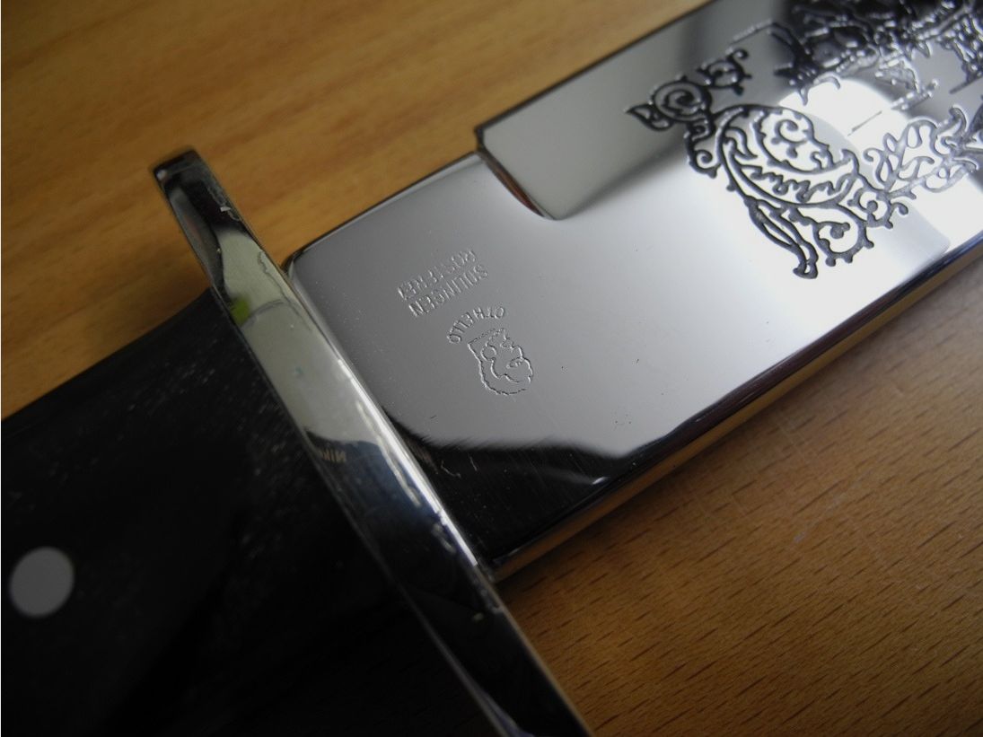 Superbe ancien Bowie de Othello / Anton Wingen Solingen