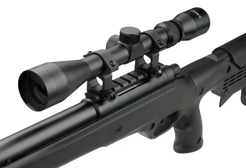 Karabin snajperski ASG WELL MB11D z lunetą i dwójnogiem, zdjęcie 18 z 18
