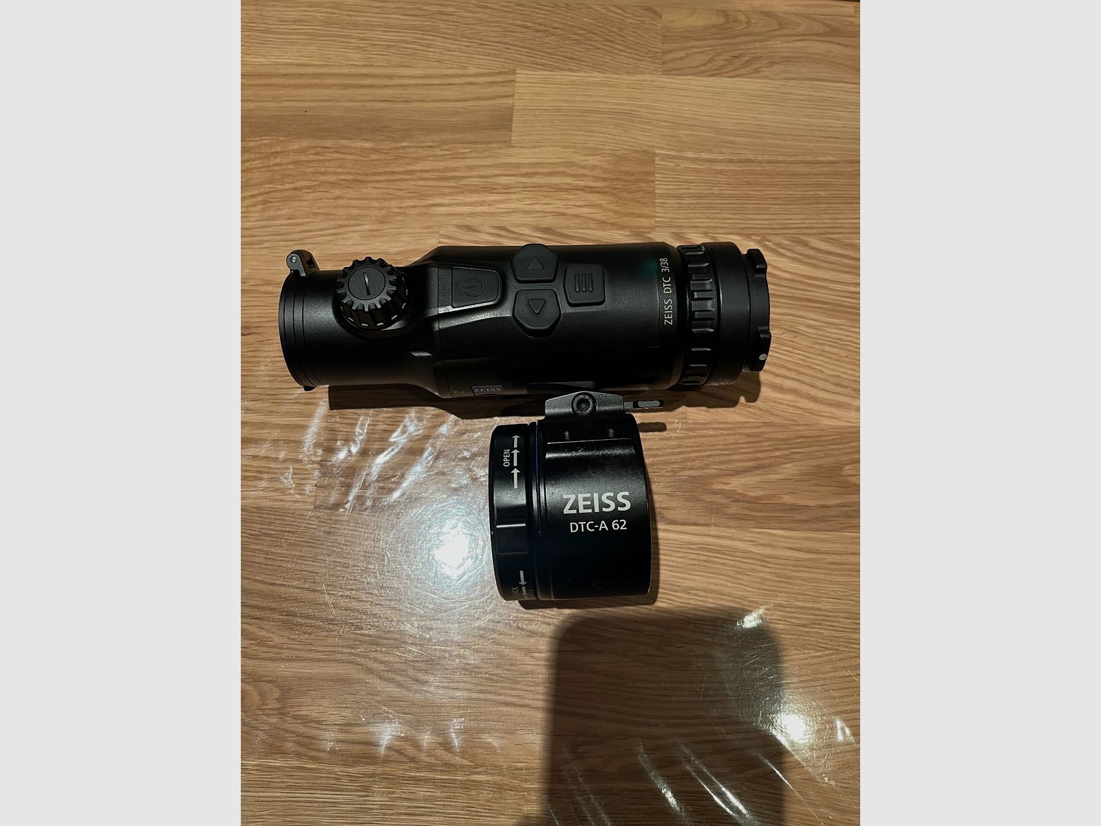 Zeiss dispositif thermique de visée DTC 3/38 avec adaptateur DTC et adaptateur DTC-anneau M52