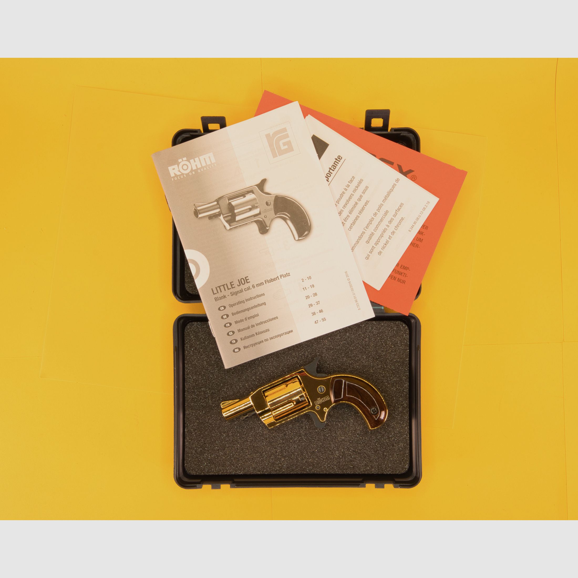Röhm Little Joe Schreckschußrevolver Kaliber 6mm Flobert Gold Edition