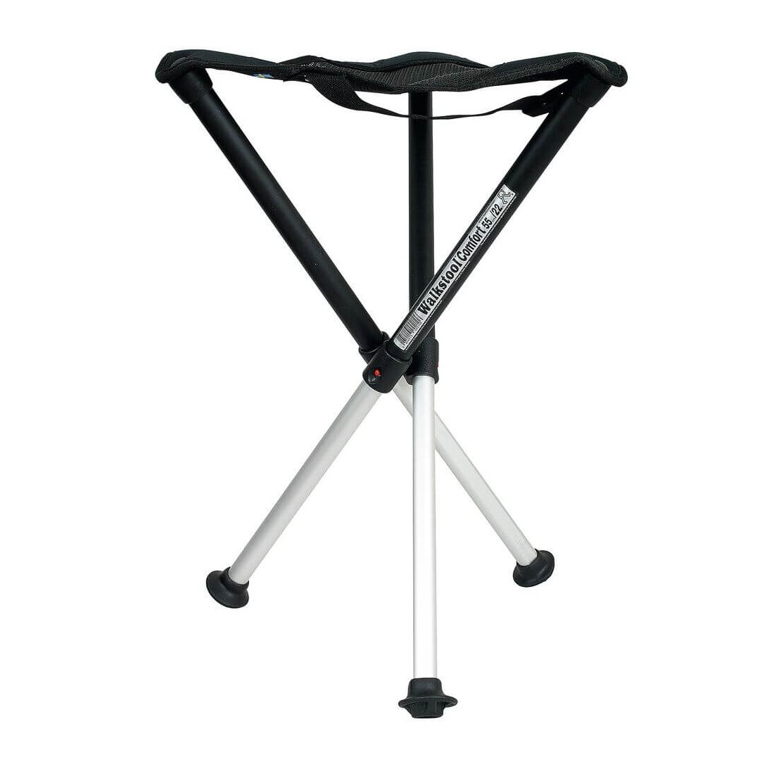 Walkstool Aluminium-Dreibein – Sitzhöhe 55 cm