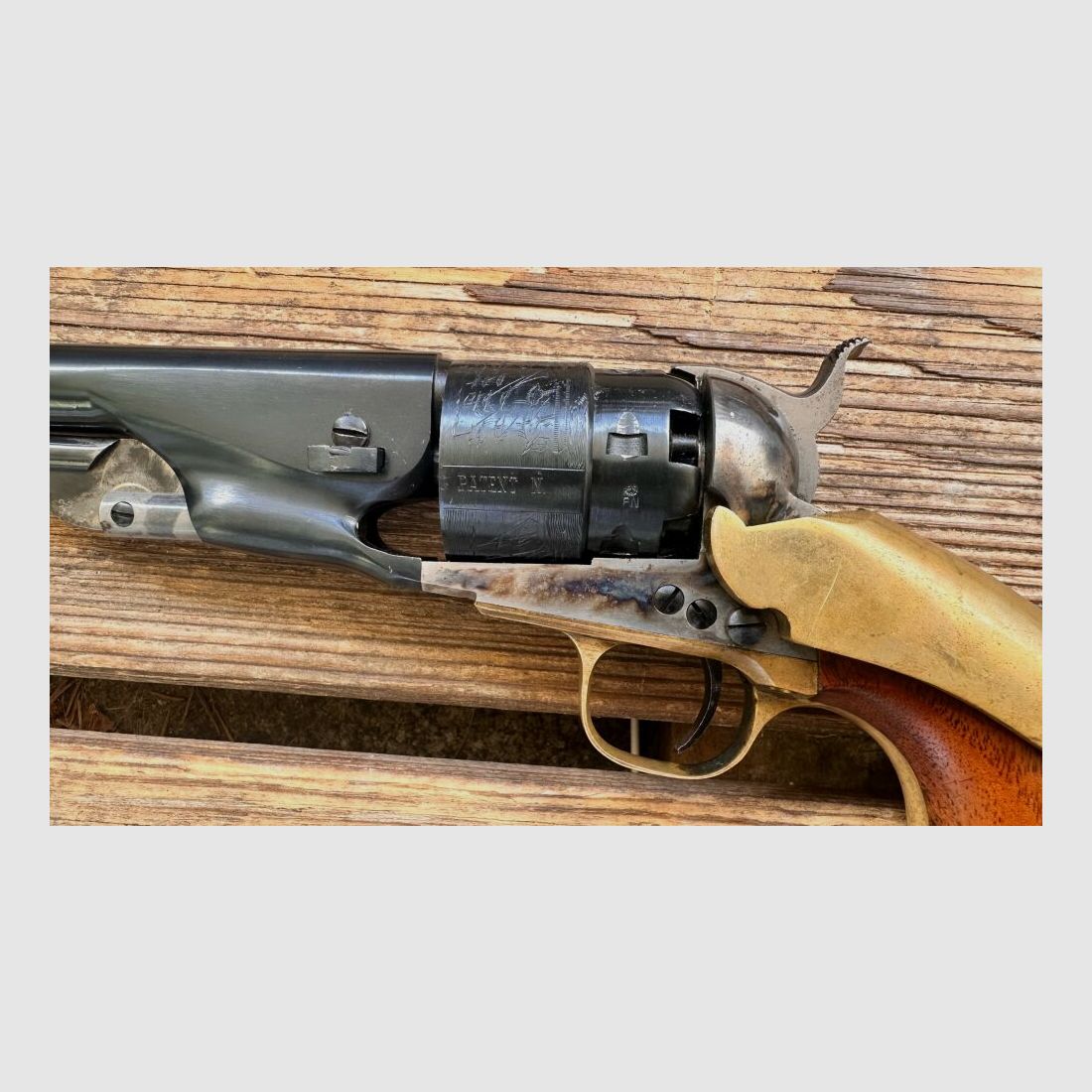 Colt Army 1860 z kolbą .44 (czarny proch)