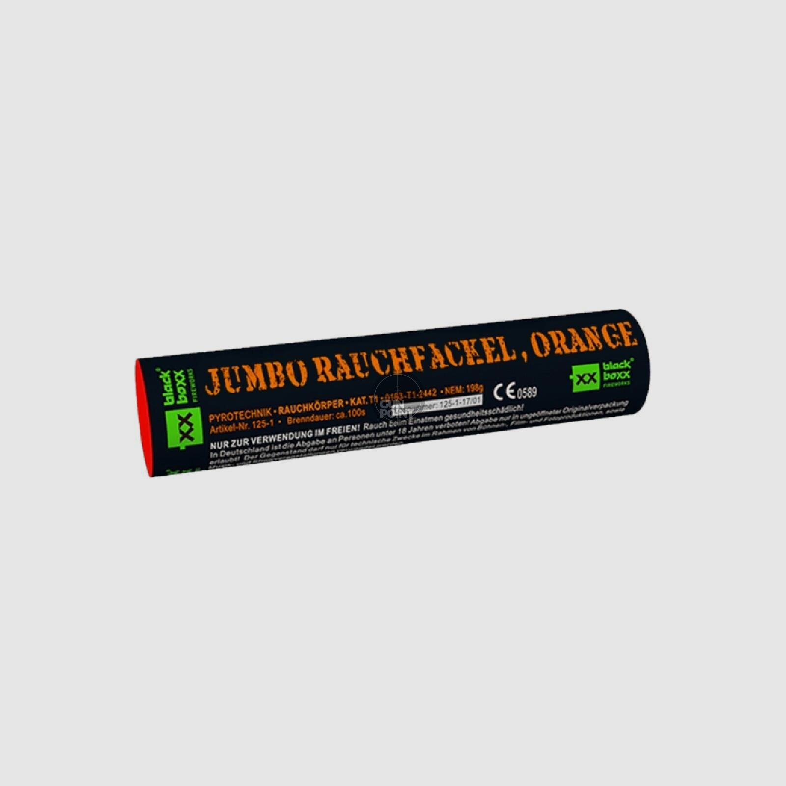 Blackboxx Jumbo Rauchfackel 100 Sek. - Orange