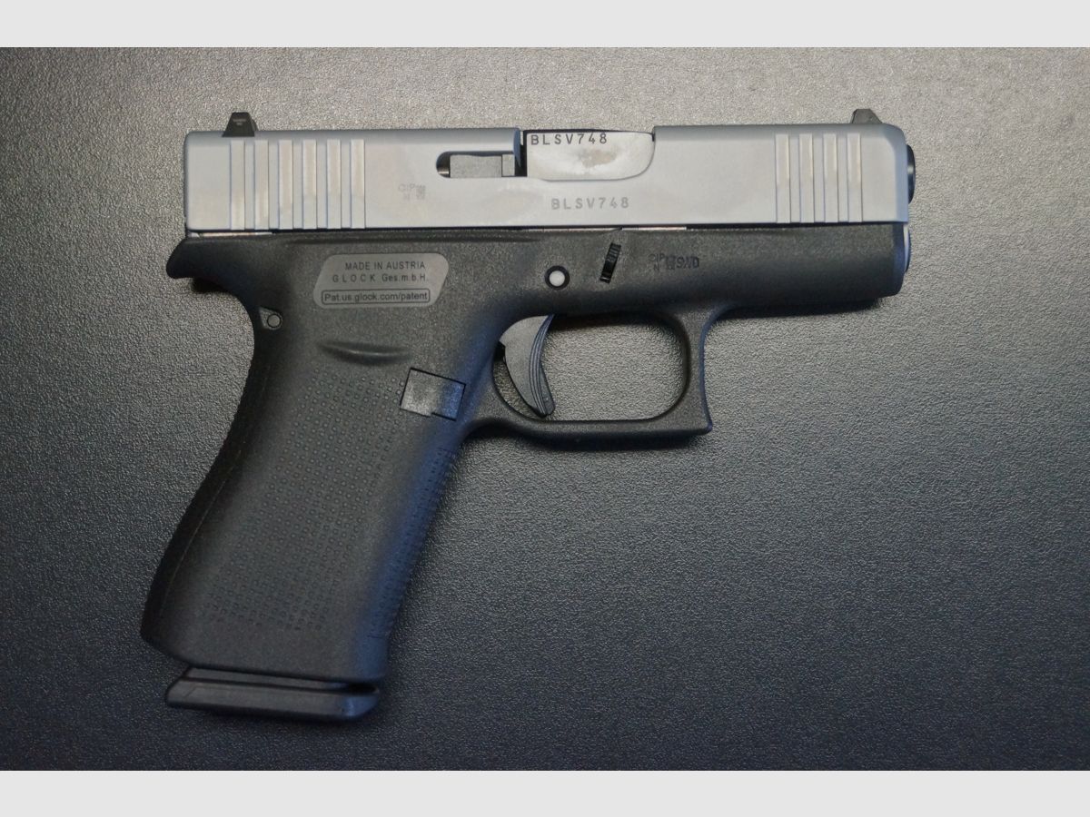 Glock 43X Silver Slide, Bild 1 von 5