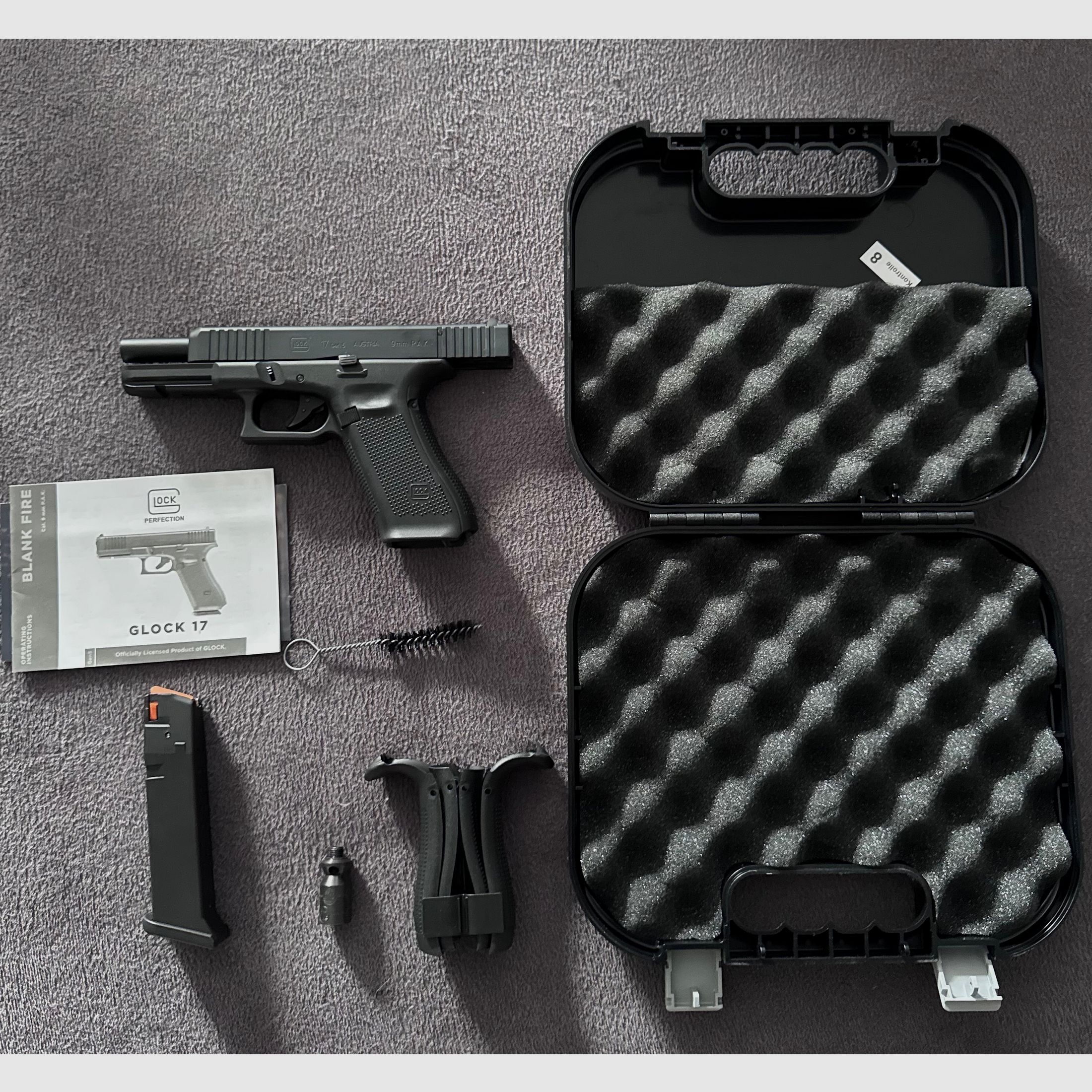 Glock 17 Primera Edición, arma de colección, pistola de fogueo