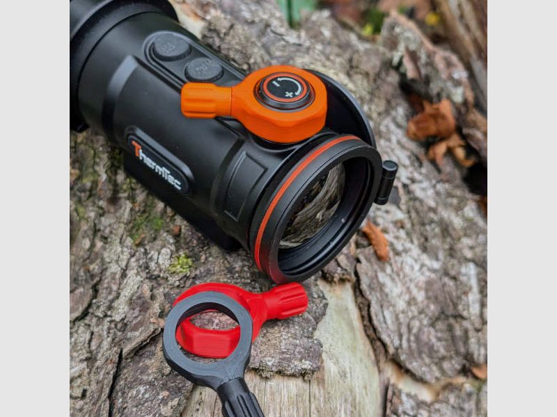 For ThermTec Hunt335/650: Quick adjustment lever for thermal imaging camera focus