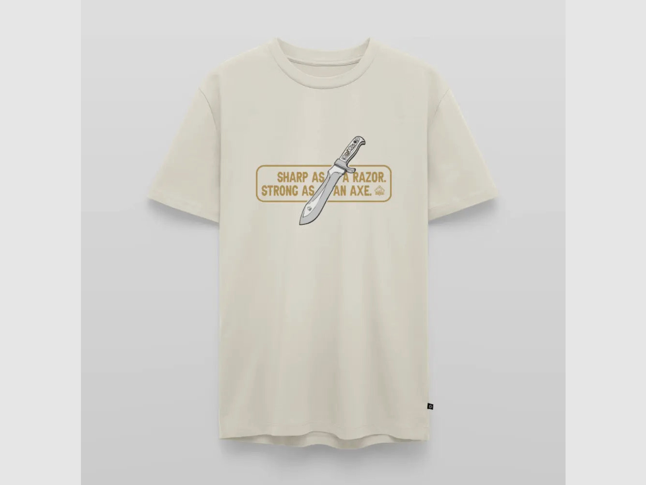PUMA Męska Premium T-Shirt "White Hunter Sharp & Strong"