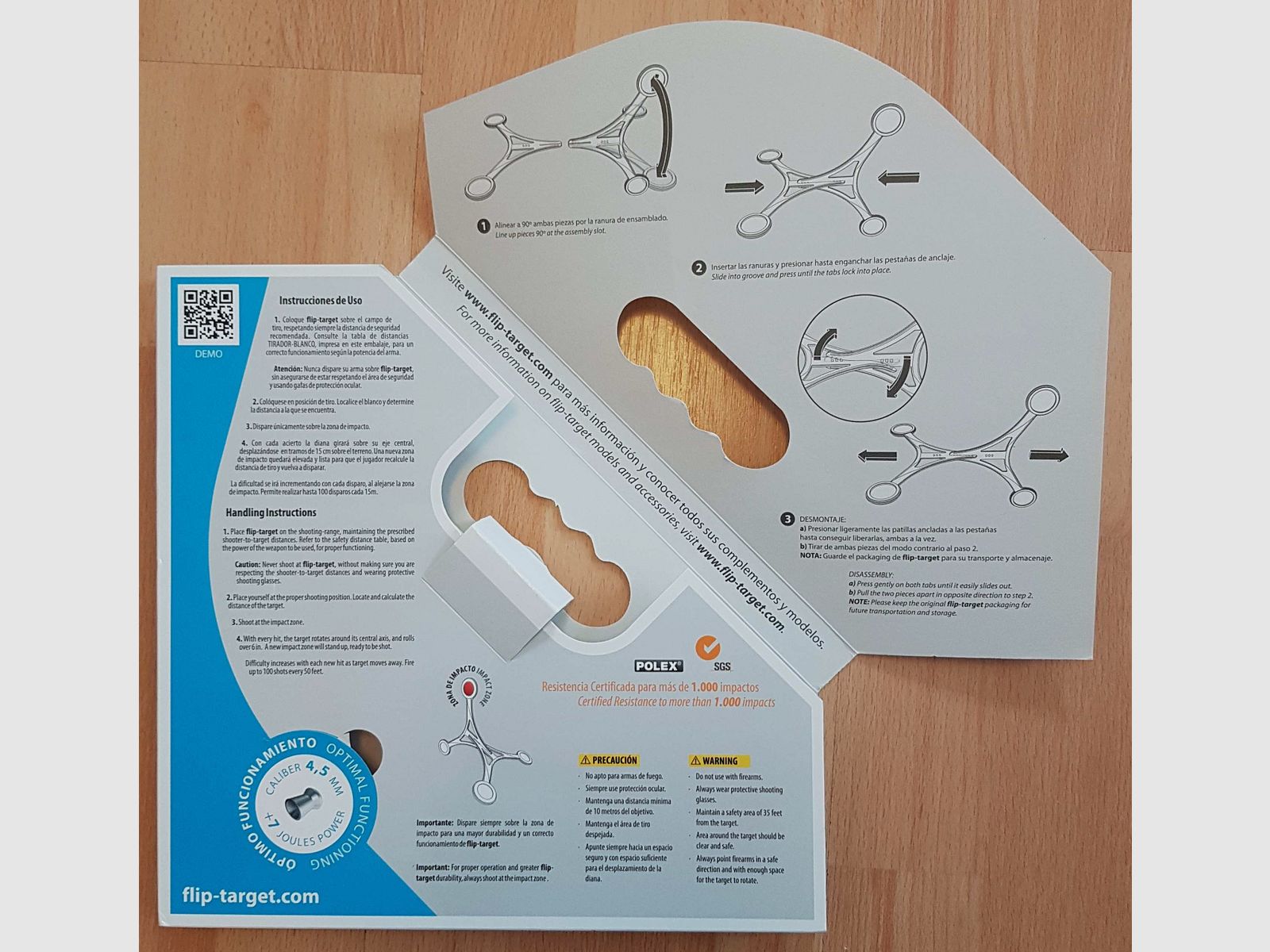 2x Field Target Übungssilhouette aus Metall - Motiv Hase und 2x Flip-Target Überroll-Zielscheibe