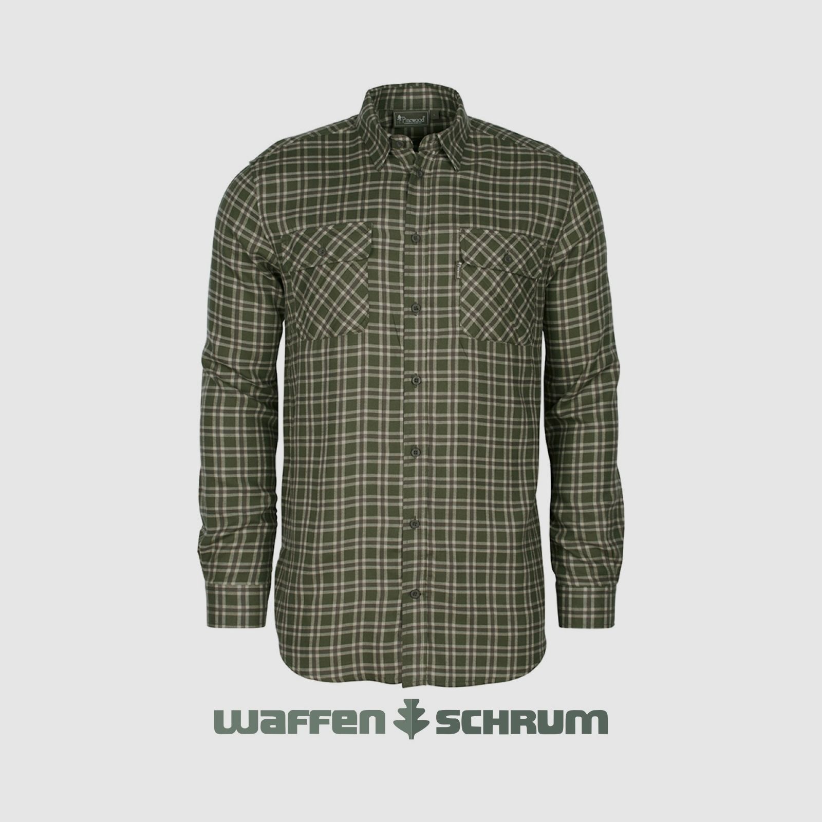 Pinewood Hemd Lappland Mossgreen/ L. Khaki