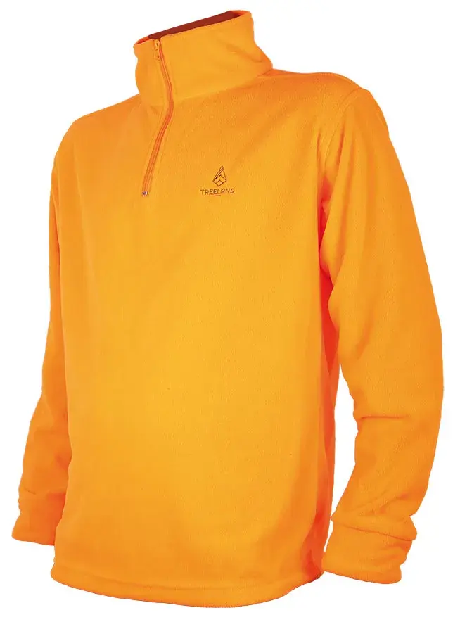 Polaire Bambino Collo Zip Treeland Arancione, immagine 2 di 2