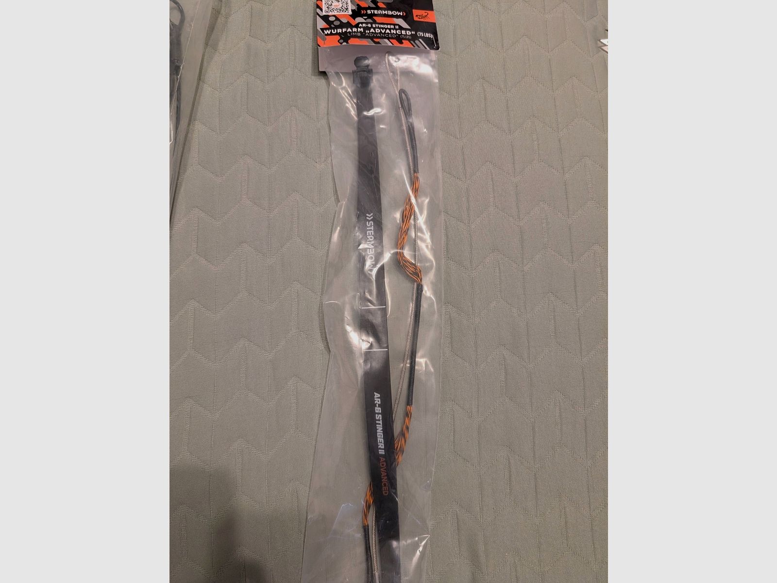 Steambow Stinger 2 Compact - Complete set with a lot of accessories (35/55/75 LB), reflex, laser, 15 bolts (carbon), foregrip