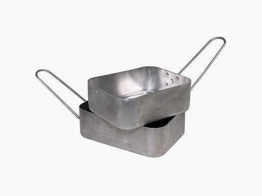 Ustensiles de cuisine en aluminium de l'armée britannique d'occasion