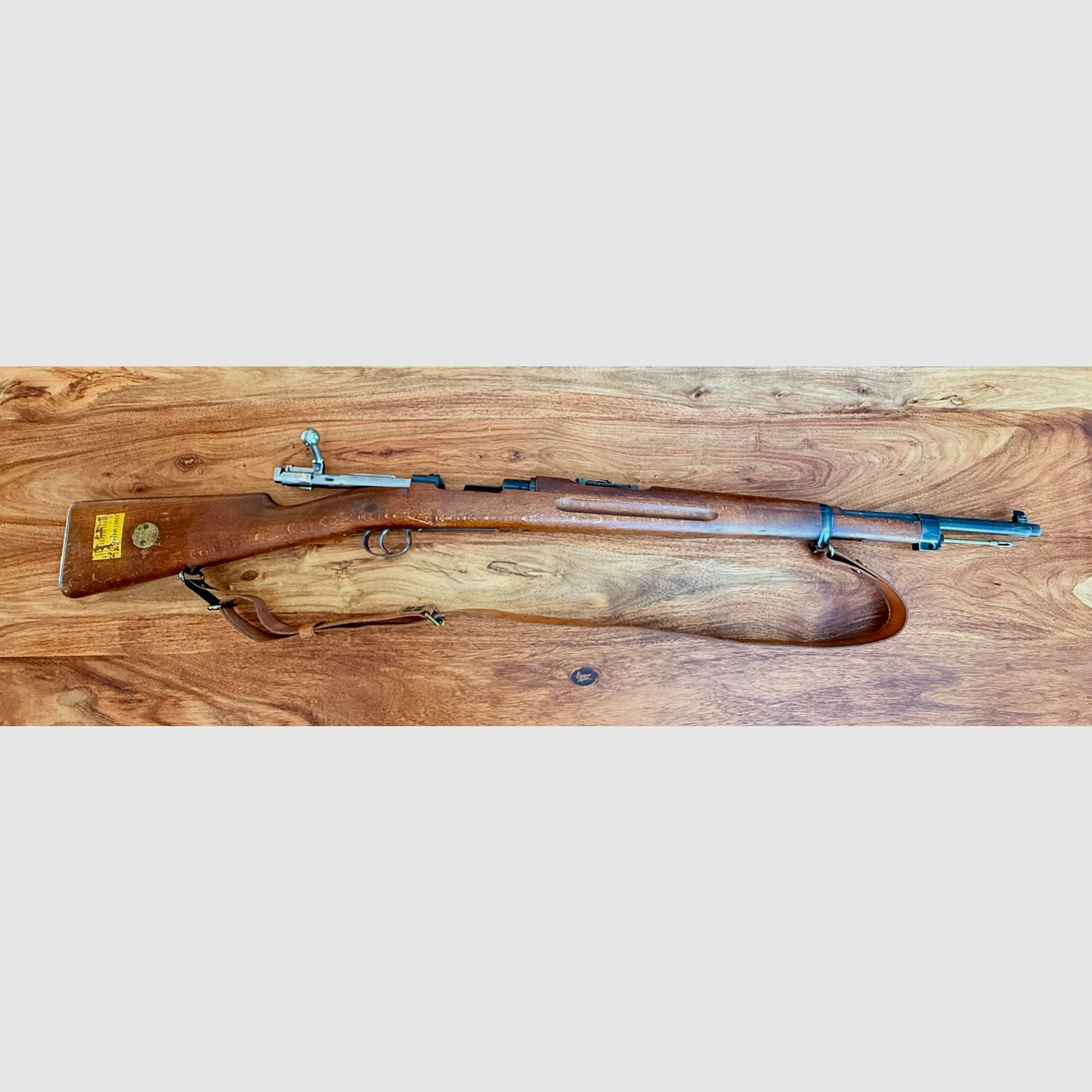 Schweden-Mauser M38 Husqvarna 1942 – Kal. 6,5x55 SE – Ordonnanzrepetierer mit Schaftplakette, Bild 2 von 14