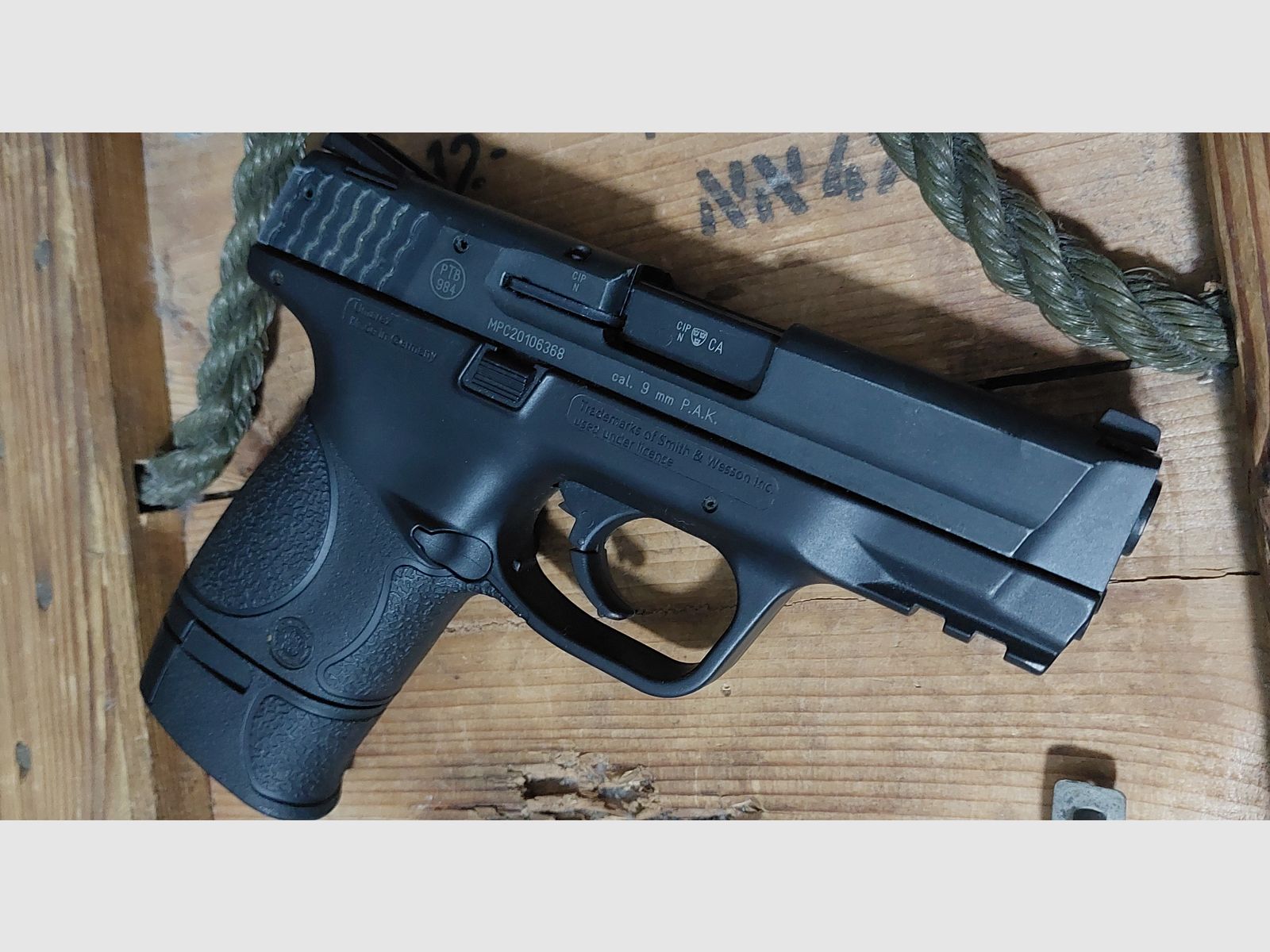 Smith&Wesson M&P9c 9 mm P.A.K (PTB 984) MP 9 MP9 MP9c blank firing