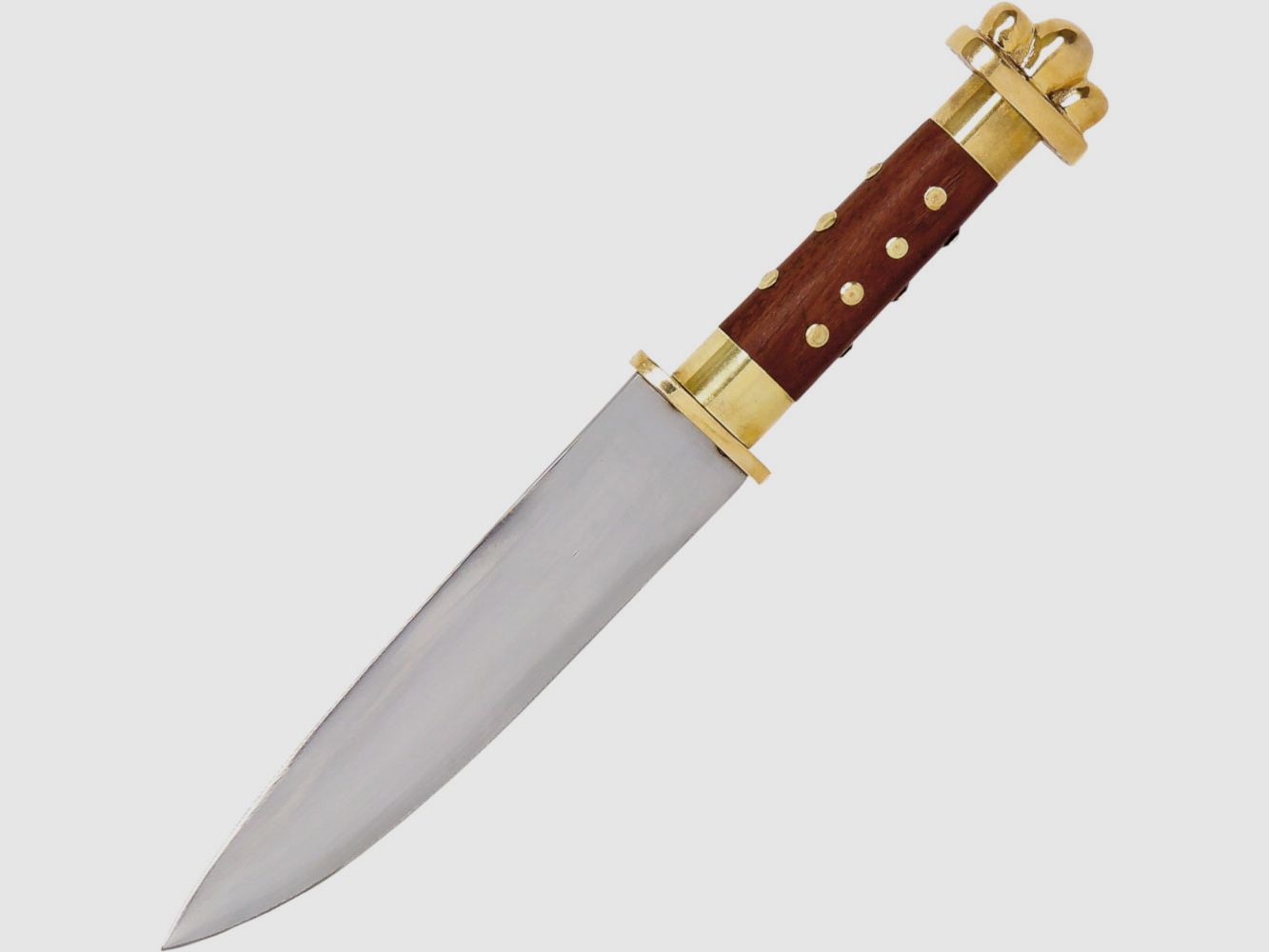 Sax knife including leather sheath