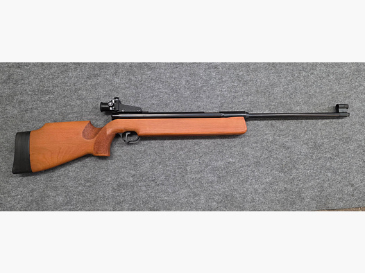 In raro legno Monte Carlo Haenel Seitenspanner Mod. 312 con diottro in buone condizioni cal. 4,5mm Diabolo