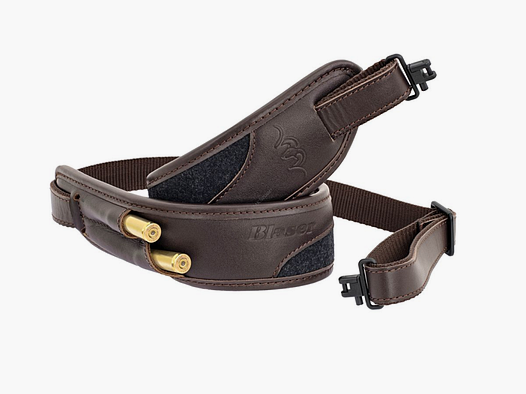 Blaser Gewehrriemen für die Jagd aus Leder + Loden