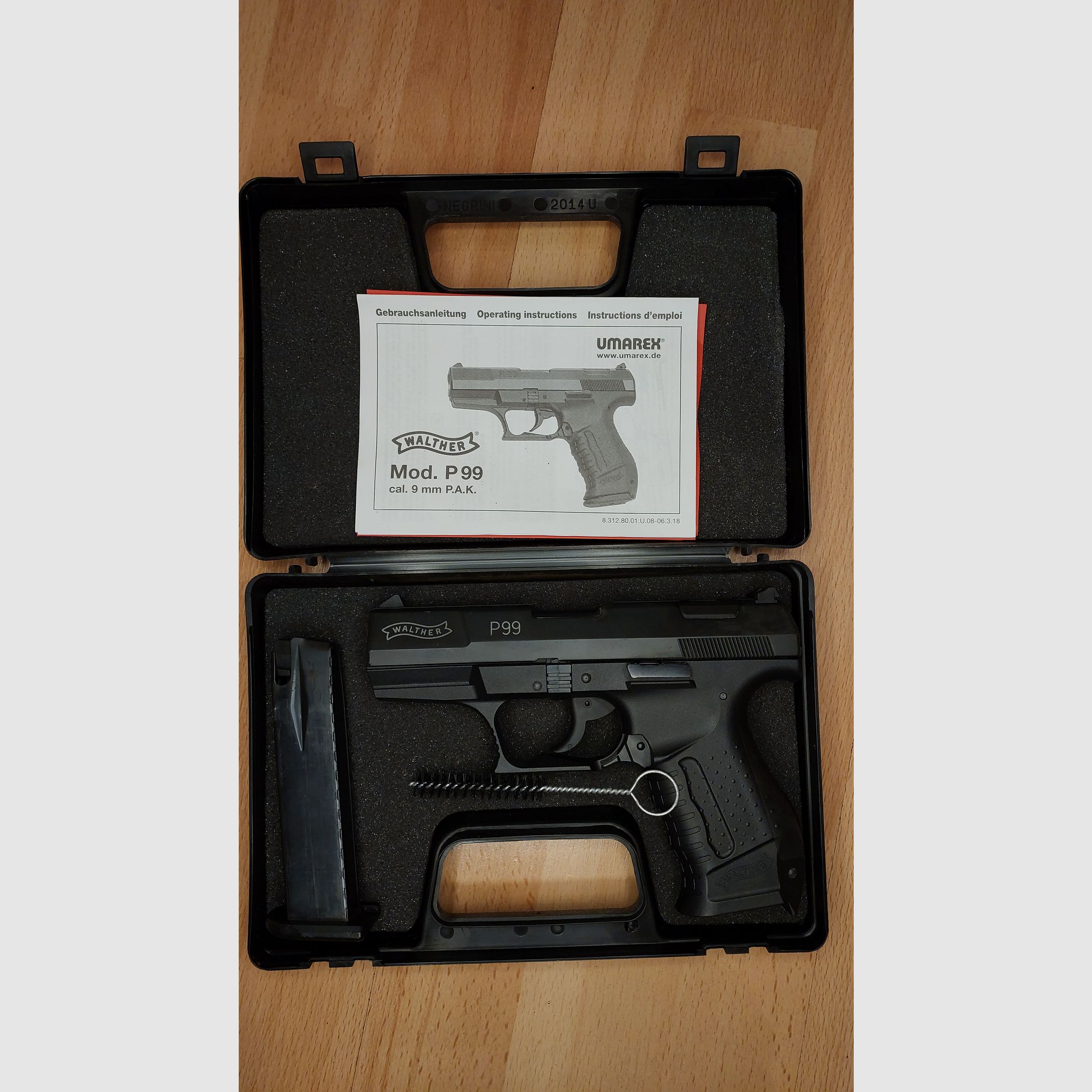 Walther P99 Schreckschuss Pistole 9mm P.A.K. (PTB 762) P 99
