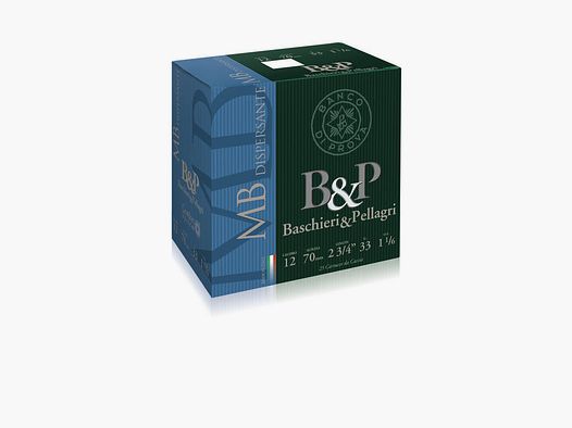 Jagdkartuschen BASCHIERI & PELLAGRI (B&P) MB DISP 12 33G 7