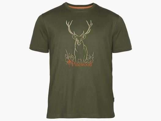 Pinewood Red Deer T-shirt 5452 Green