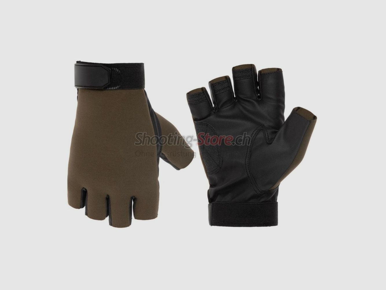 Invader Gear Half Finger Shooting Gloves OD M