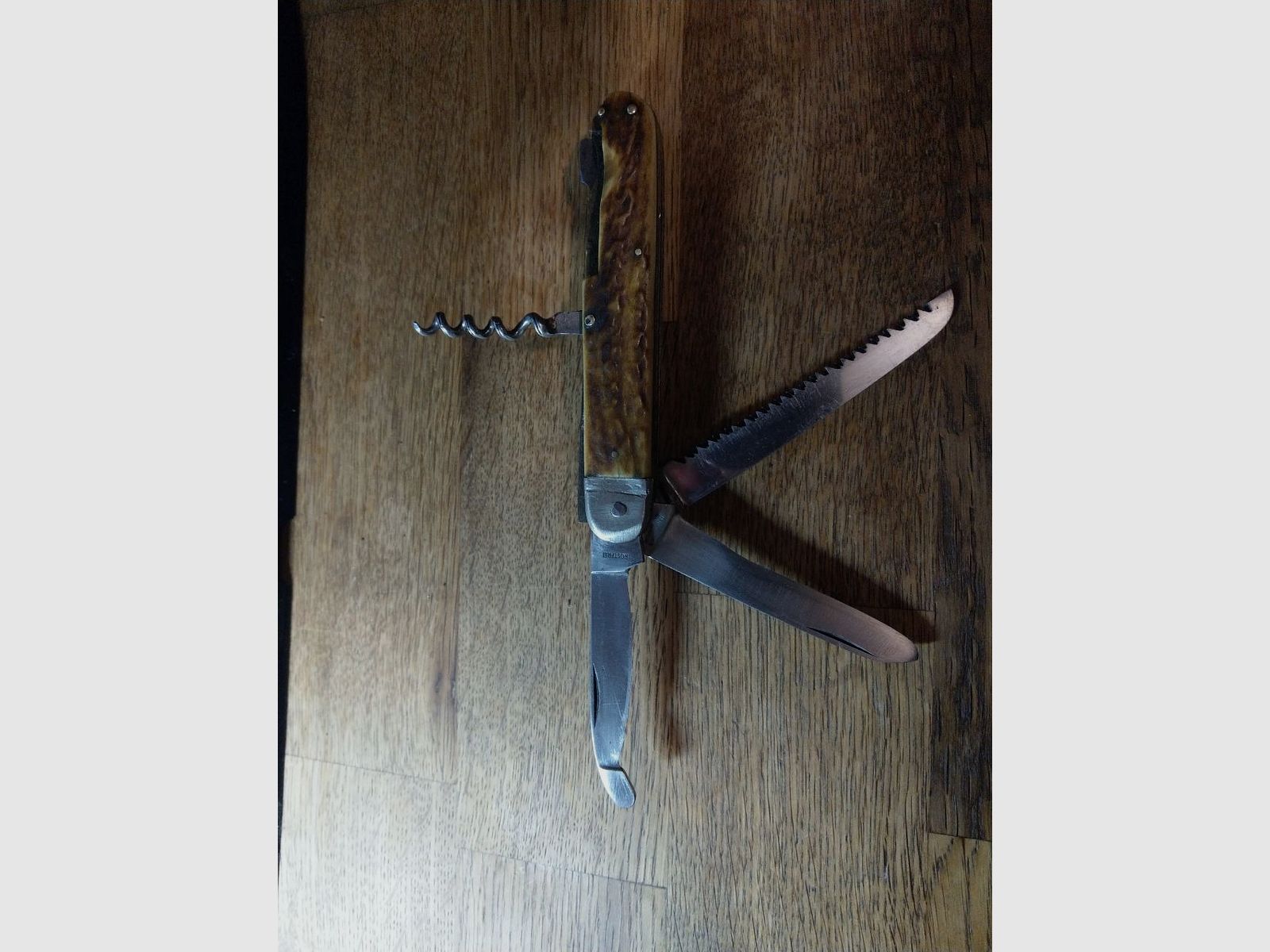 Jagdmesser Hirschhorn von der Firma Anton Winger aus Solingen