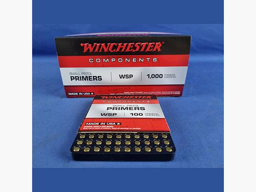 Winchester WSP Small Pistol Primers Zündhütchen