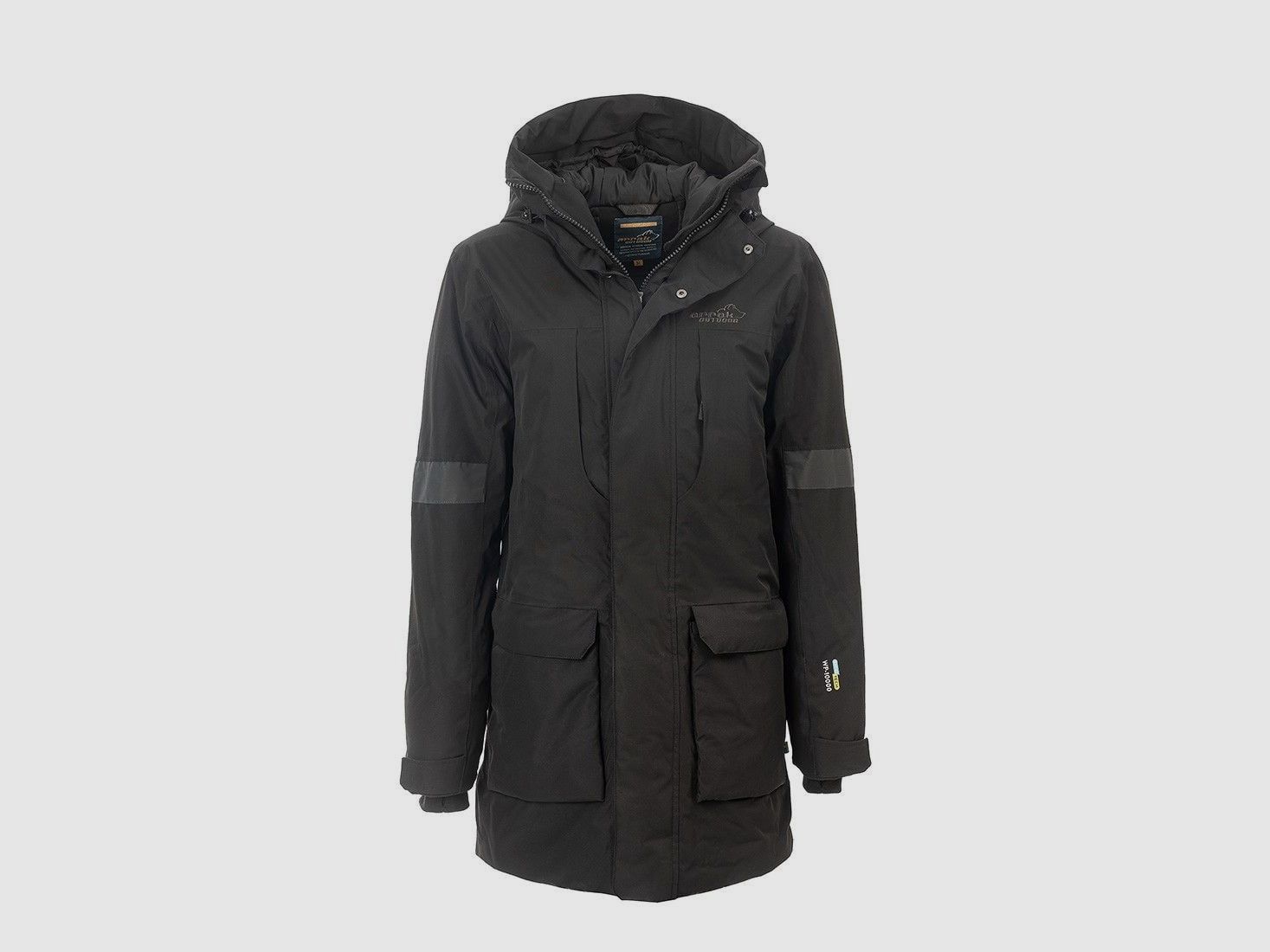 Arrak Outdoor Arrak Parkas W Schwarz 3XL