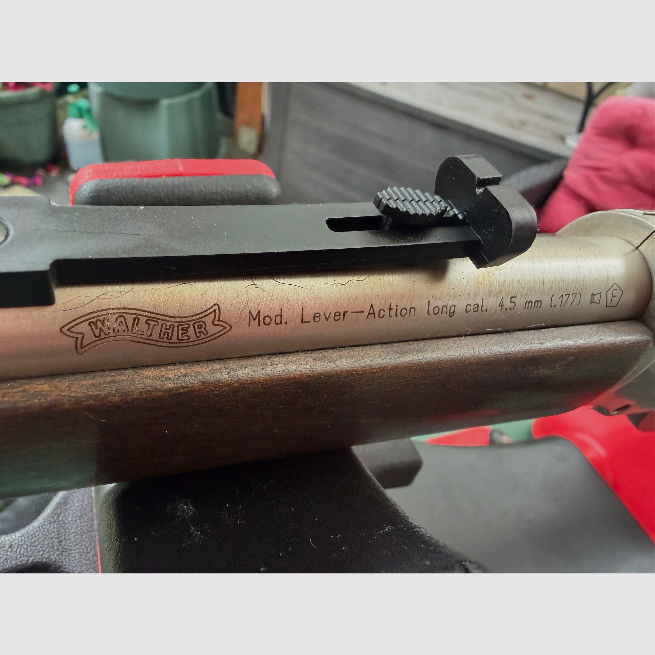 Walther Lever Action Steel Finish 4.5 mm Air Rifle