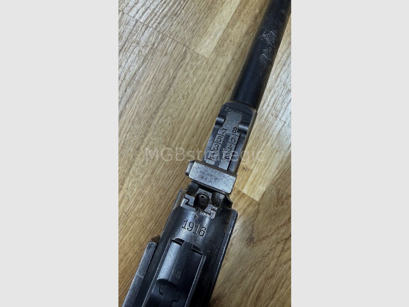 DWM Pistol 08 1916 - semi-automatic pistol 9mm Luger proof piece - valid proof CIP 2026 - Ari long 08 - Luger
