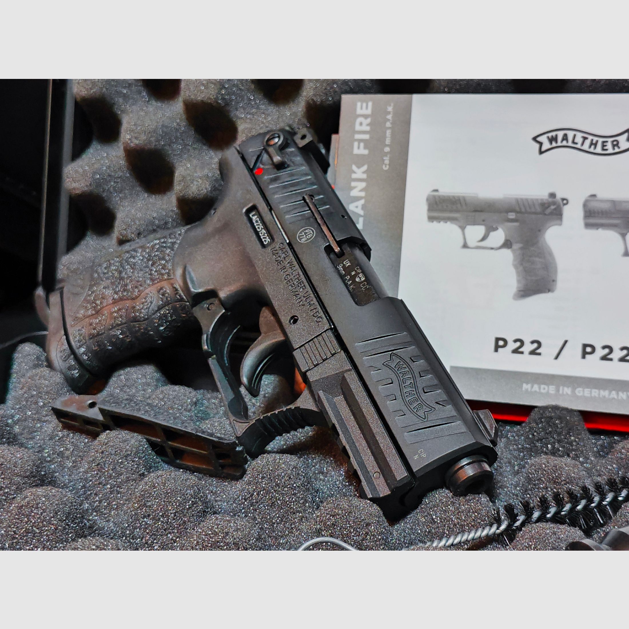 Umarex Walther P22Q + Schreckschussmunition