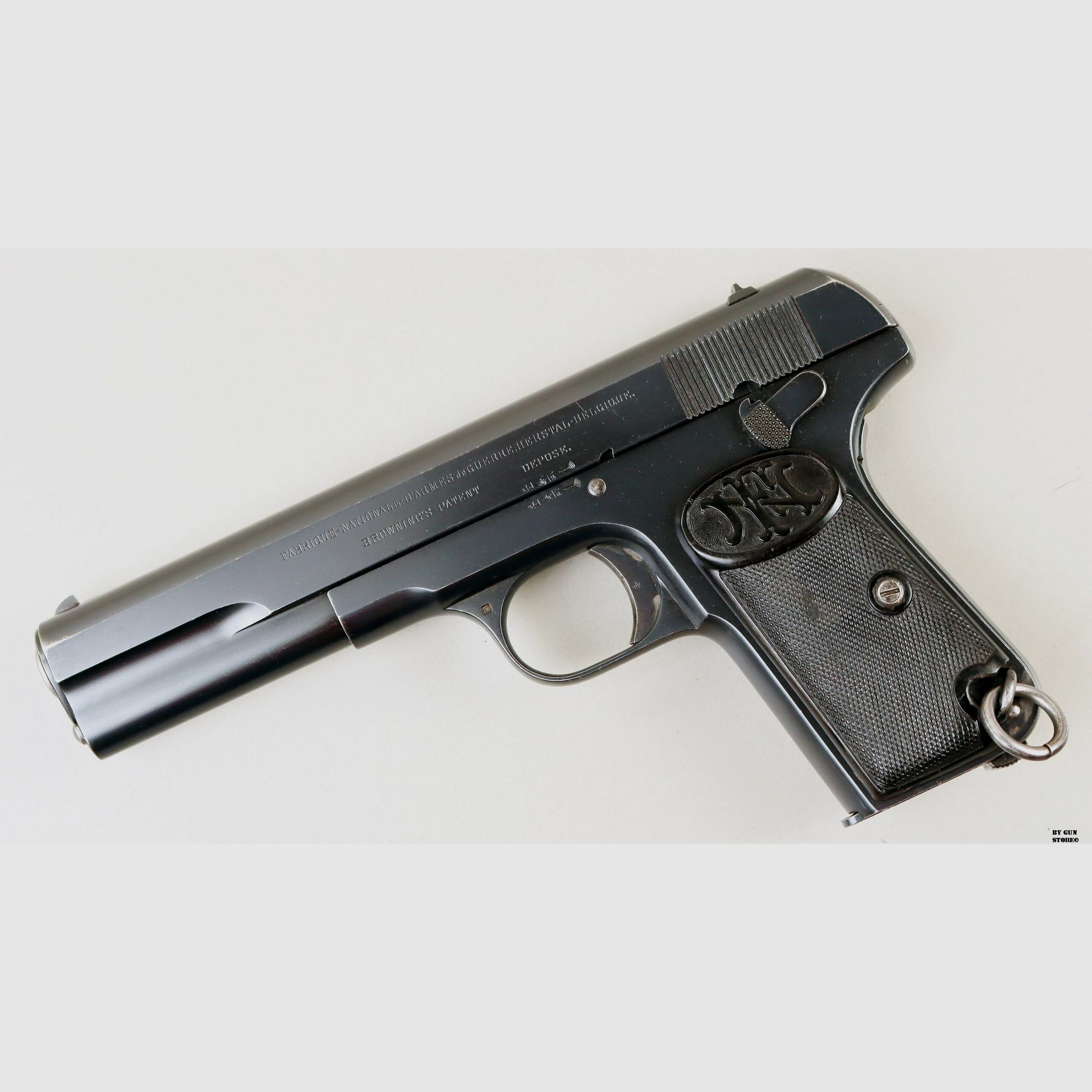 Pistola Fabrique Nationale F.N. mod. 1903 – M/07 cal. 9 Br. L. matr. 1628, immagine 2 di 10