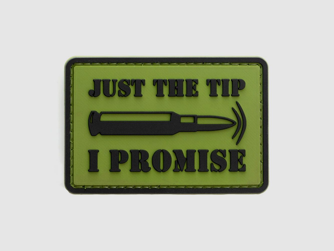 Just The Tip PVC Patch Oliv