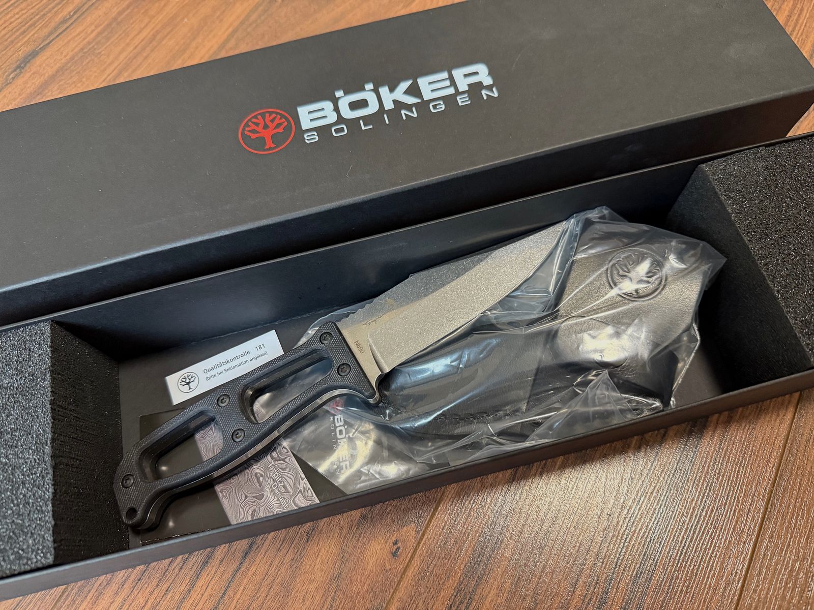 Böker Manufaktur Solingen G.E.K. EDC Fixed Survival Knife Messer Tony Lennartz