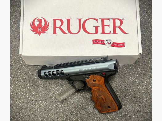 RUGER	 MK-IV 22/45 LITE 4,4" Grauer Schlitten