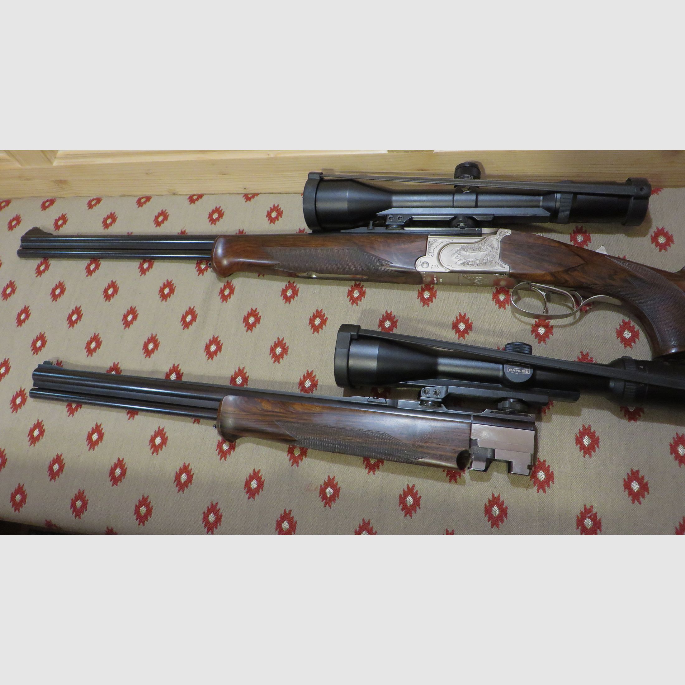 Krieghoff mountain rifle with combination gun - interchangeable barrel