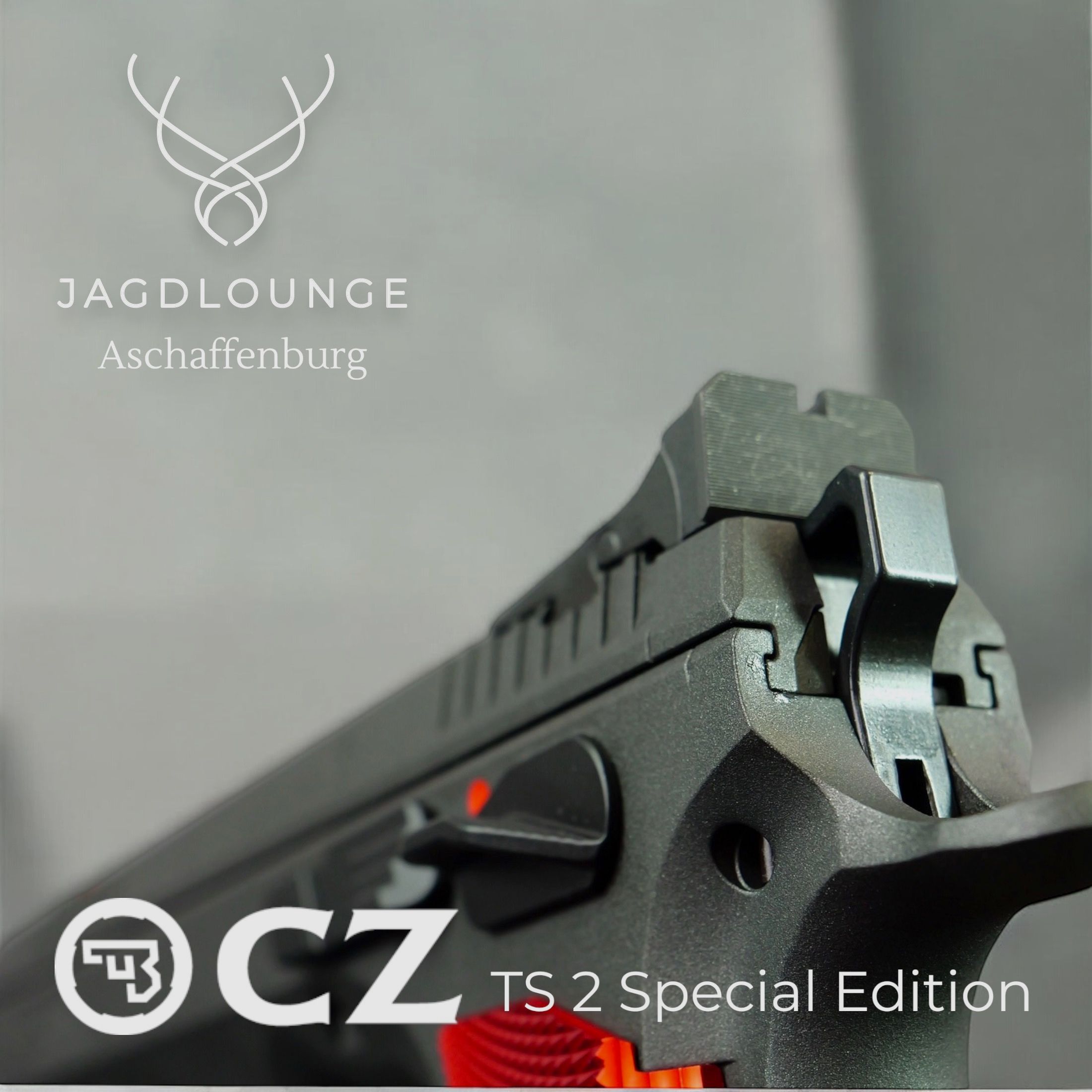 CZ TS2 Cobalt Grey / Red Edition 9x19mm