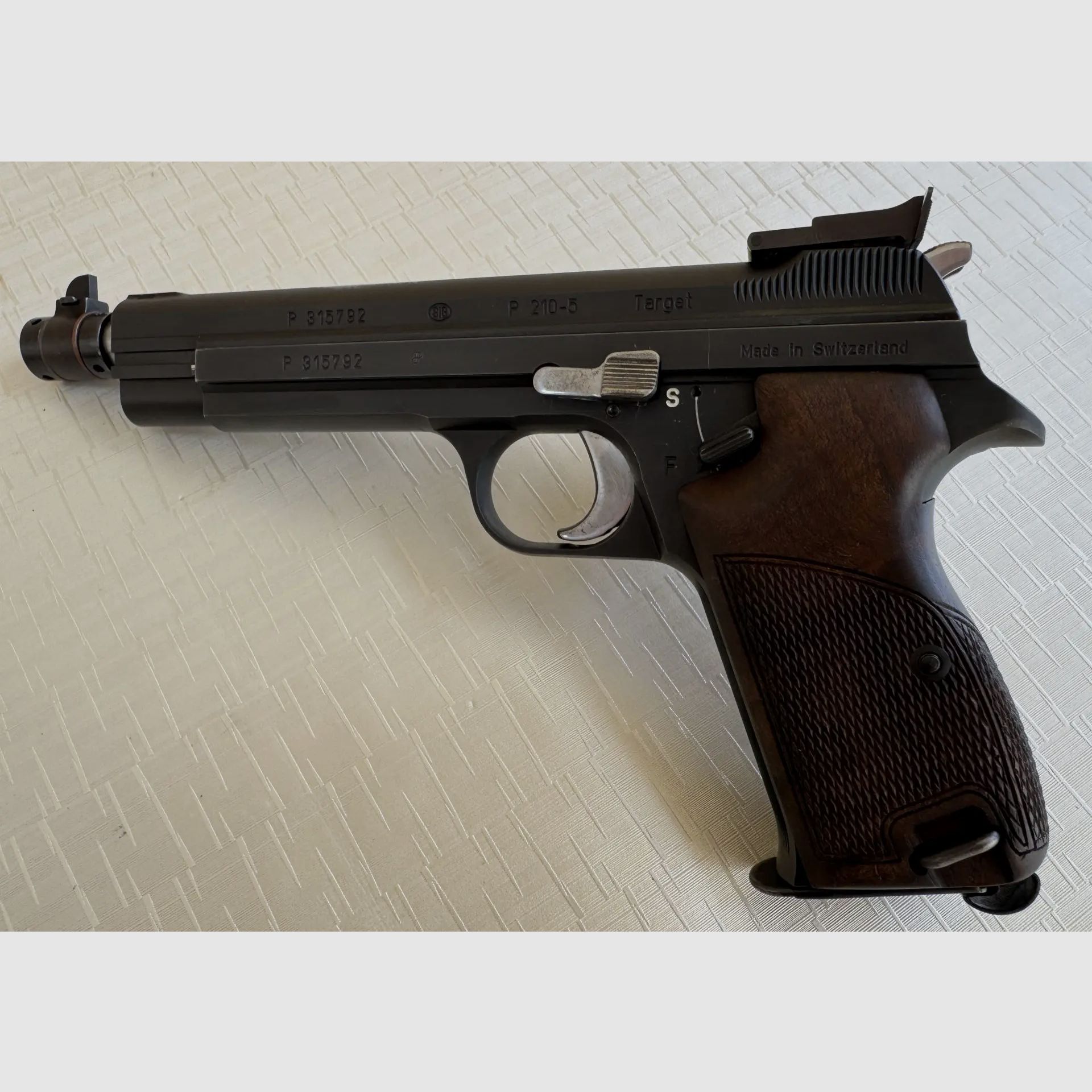 <SIG P210-5 Target pistol – 150 mm barrel | caliber 9 mm Luger>