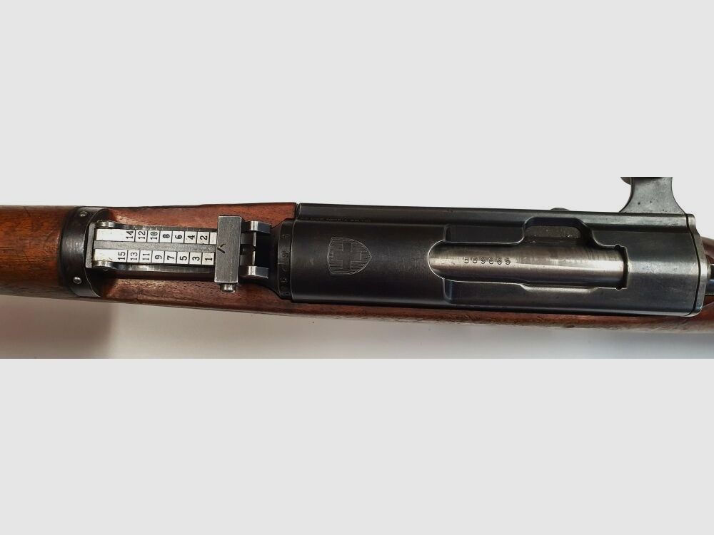 Bern Weapons Factory Repeating Rifle Bern Weapons Factory Swiss K31 Caliber 7.5x55 Swiss completely matching numbers + Hämmerli