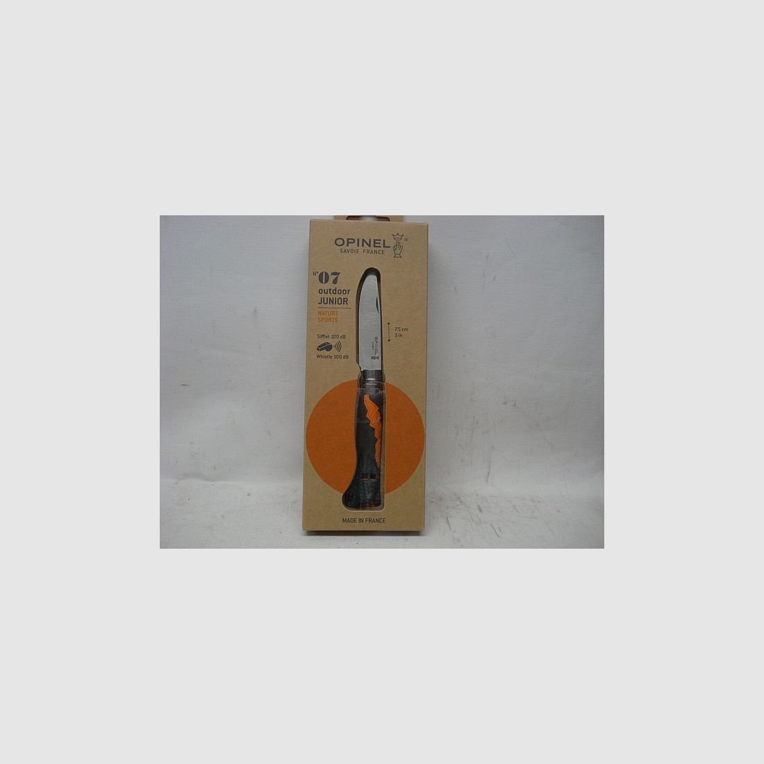 Coltello per bambini No 07 - Khaki, con fischietto