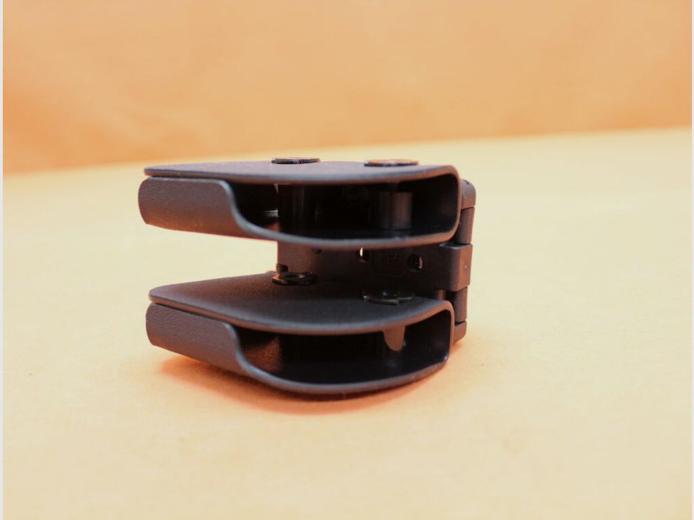 Höppner & Schumann Höppner&Schumann double magazine holder Speedmag 5 AP ML Multilock (J-7003) Kydex black single stack