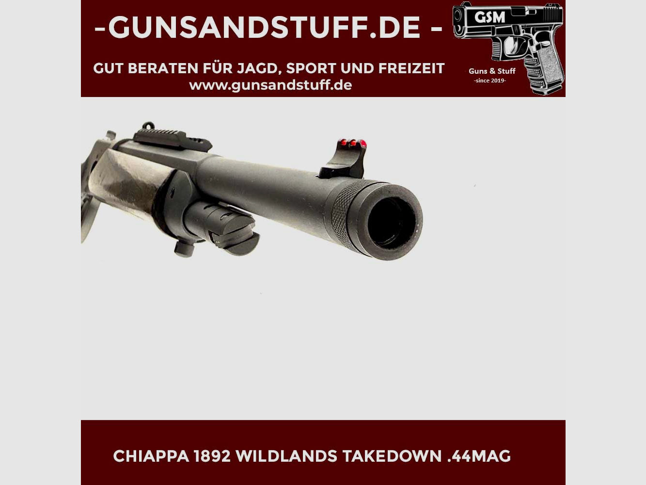 CHIAPPA 1892 WILDLANDS TAKEDOWN .44MAGNUM