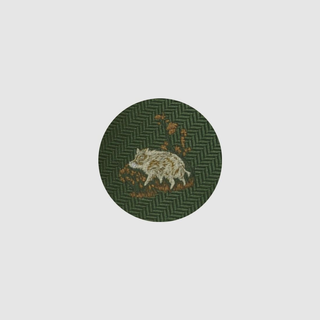 Tie Wild Boar+Stripes - green