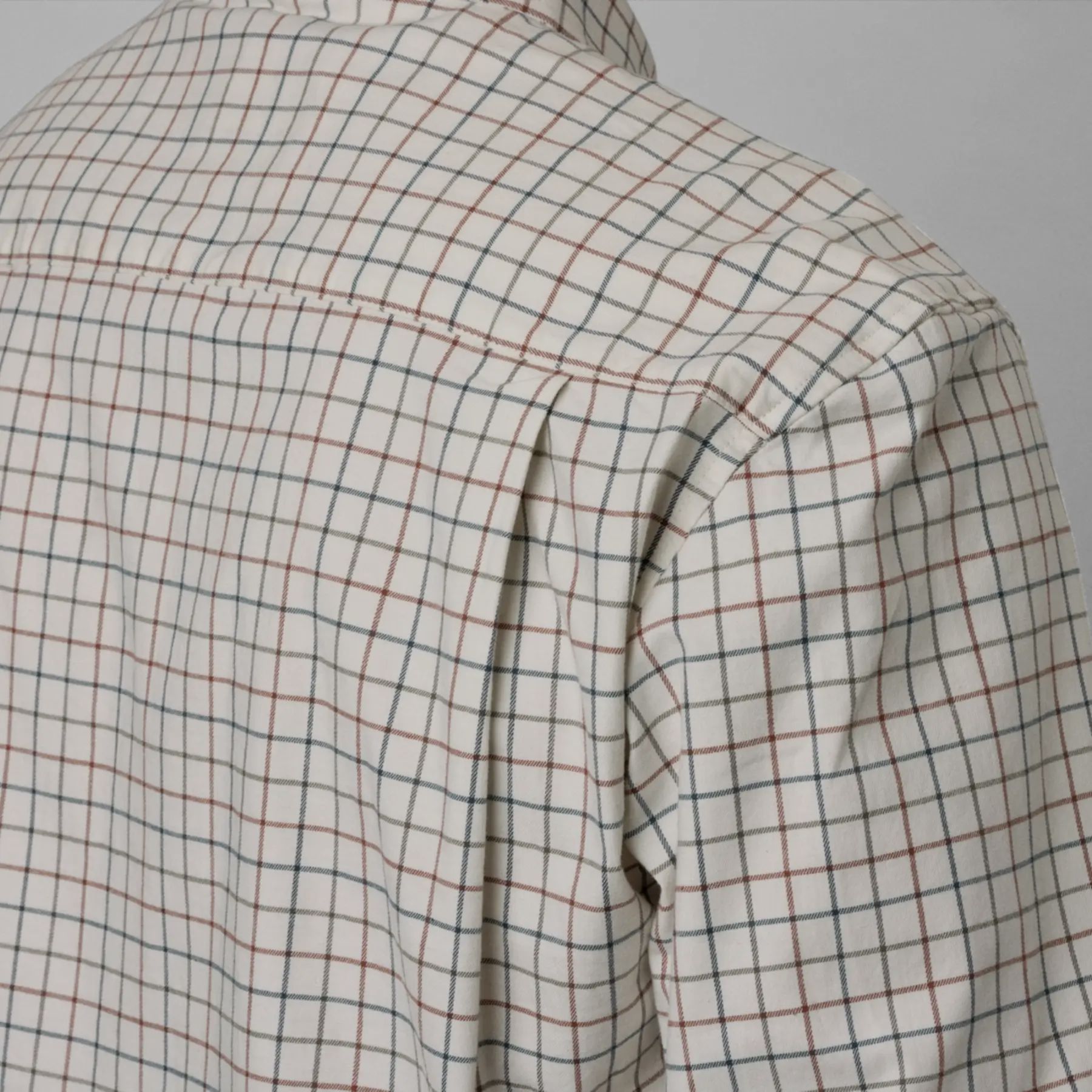 Seeland Jachtshirt Oxford Grape Leaf/Terracotta Check